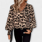 Stylová blůza s leopardím vzorem