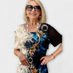 Barbara - Summer Dress with Floral Pattern
