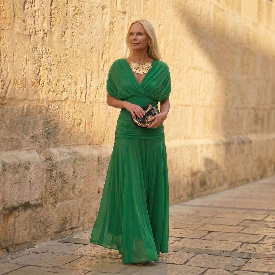 Sienna | Elegantní zelené šaty