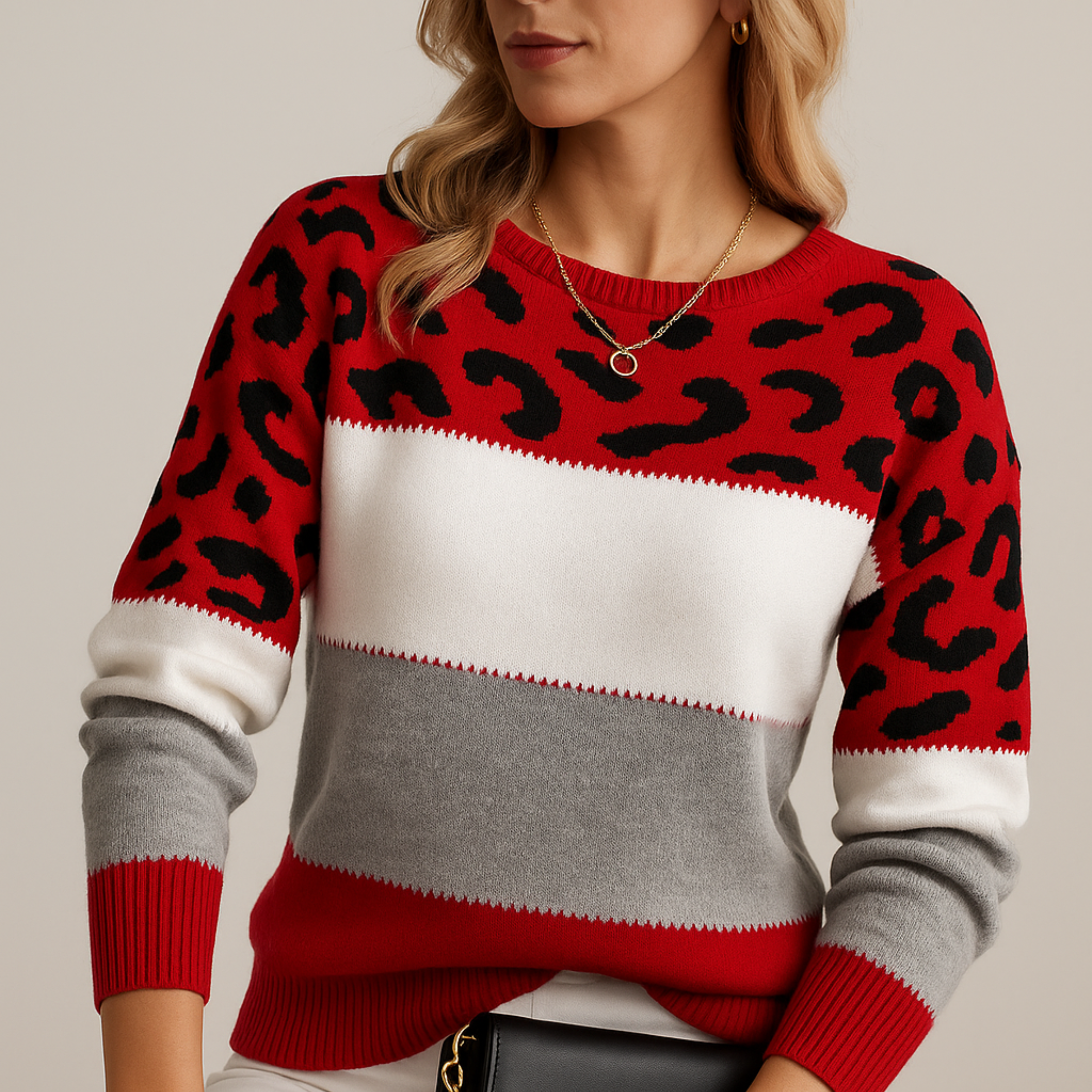 Ateliér Olomouc™ | Elegantní leopardí svetr