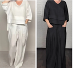 Sienna™ | Volné minimalistické dvoudílné oblečení™
