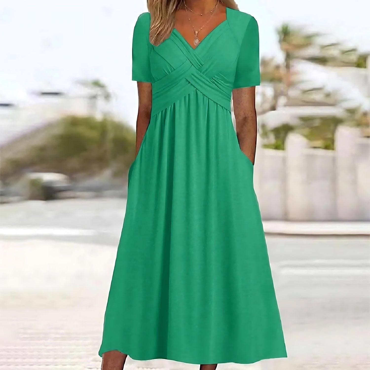 ISADORA | ELEGANTNÍ MIDI ŠATY A-LINE