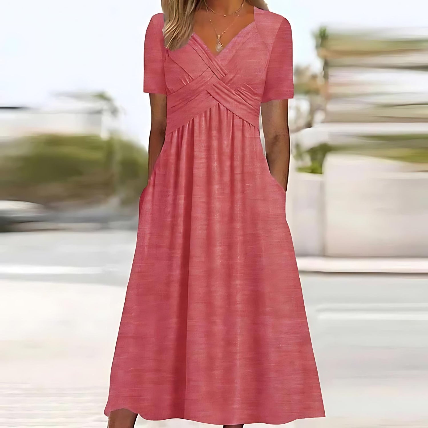 ISADORA | ELEGANTNÍ MIDI ŠATY A-LINE