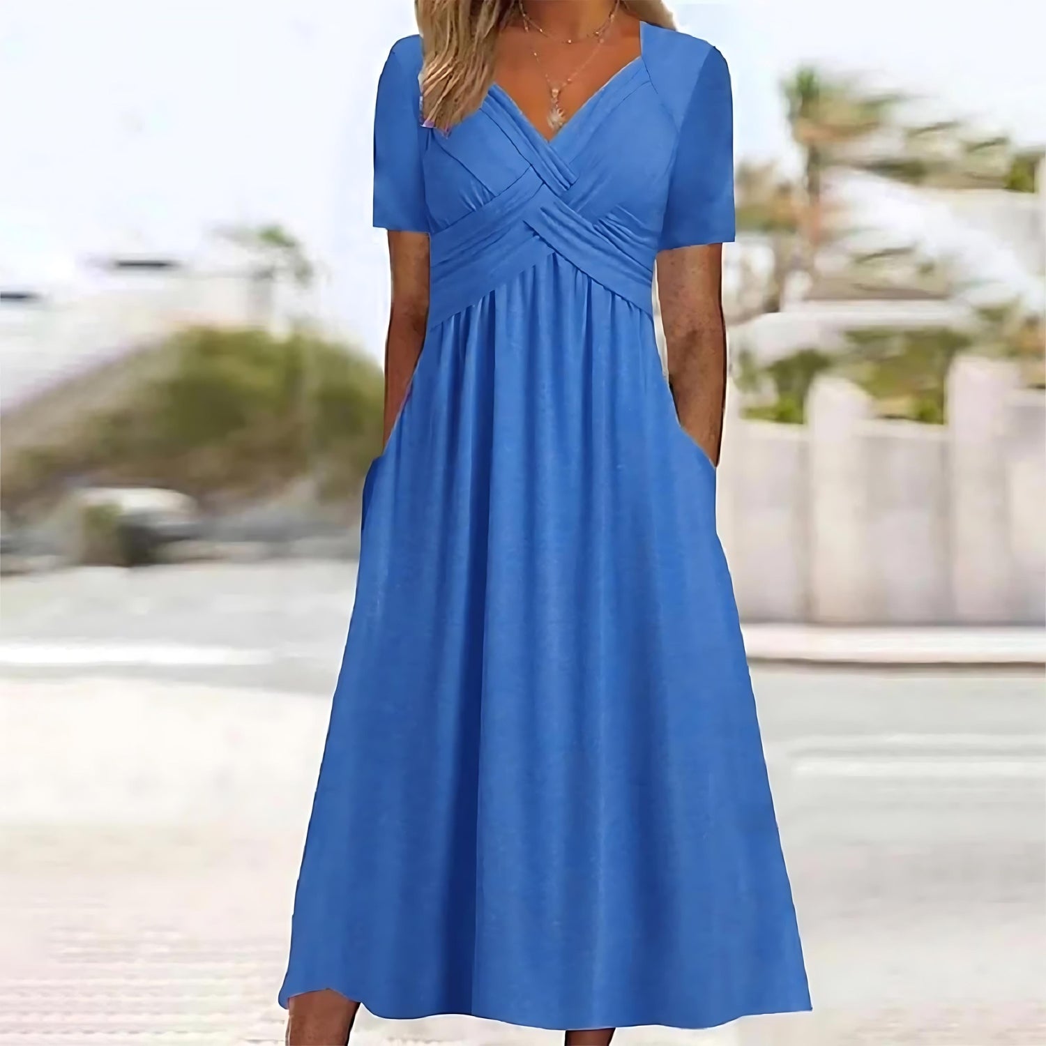 ISADORA | ELEGANTNÍ MIDI ŠATY A-LINE