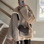 Karla – Měkký teddy kabát