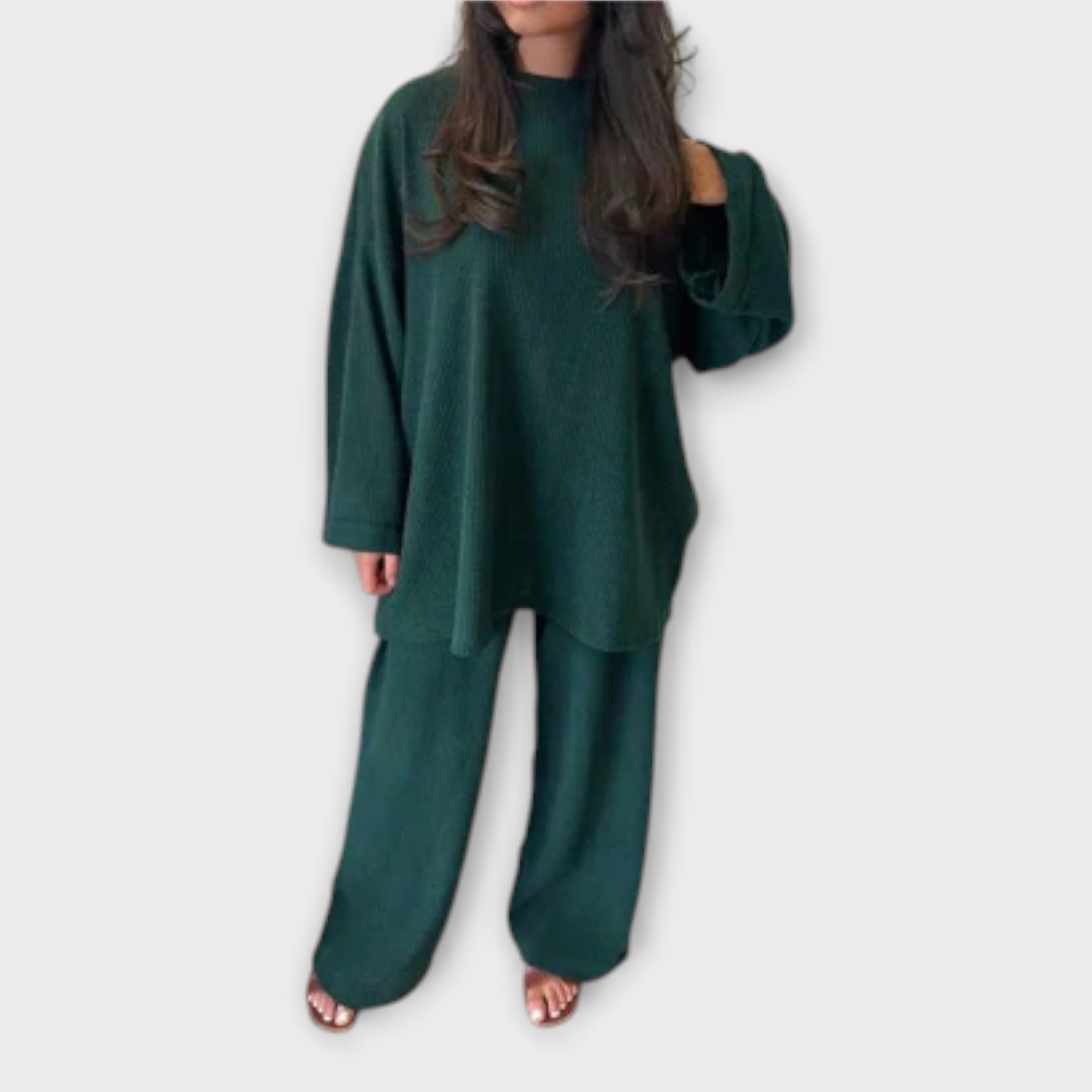 Ingrid - Set pro plnoštíhlé - Žebrovaný styl