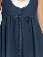 Karen™ | Dlouhé denimové šaty s uvolněnou elegancí pro každý den